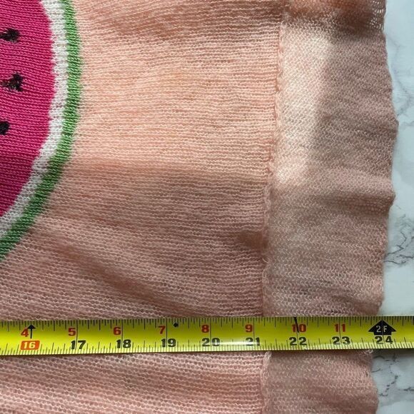 WILDFOX COUTURE Watermelon V-Neck in Peaches - Picture 10 of 13